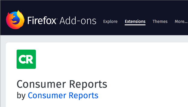 Consumer Reports Chrome Extension - Consumer Reports