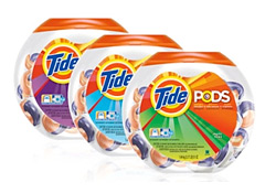 Tide Washing Machine Cleaner 4 single Packs